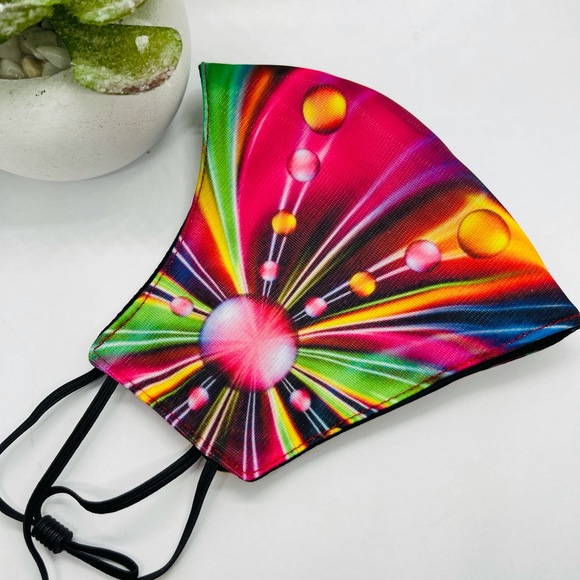 Fashionable Facemasks (Psychedelic Colors) - Picture 2 of 6